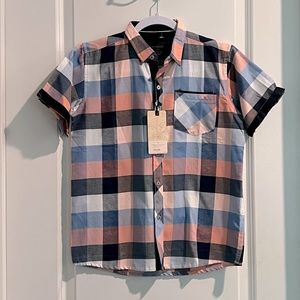 Boys Buffalo Plaid Short Sleeve Shirt